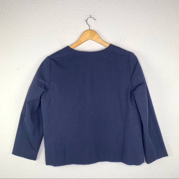 Boden Marina Jacket Blazer in Navy Sz 12R - Picture 3 of 10